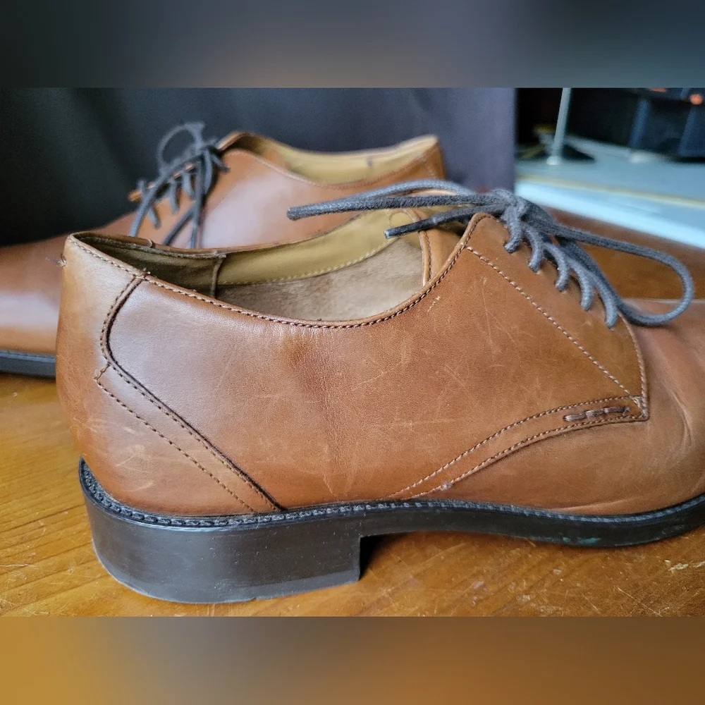 Cole Haan Grand 360 Men's Size 8M Brown Leather Dress Oxford Shoes C32352